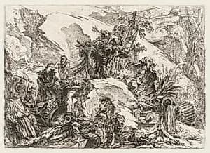 The Skeletons by Giovanni Battista Piranesi (Italian, 1720–1778)