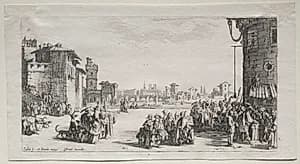 The Slave Market by Jacques Callot (French, 1592–1635)