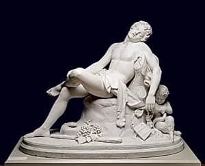 The Sleeping Faun by Harriet Goodhue Hosmer (American, 1830–1908)