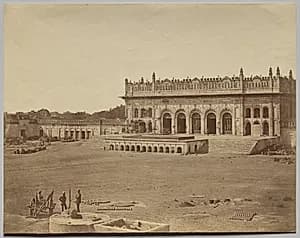 The Small Imambara by Felice A. Beato (British, 1830–1906)
