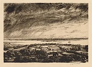 The Solent by Muirhead Bone (British, 1876–1953)