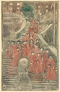 The Spanish Steps by Maurice Prendergast (American, 1858–1924)