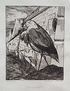 The Storks by Félix Bracquemond (French, 1833–1914)