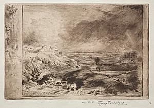 The Storm, after Constable by Félix Hilaire Buhot (French, 1847–1898)