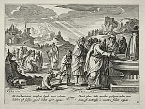 The Story of Elisha by Nicolaes Rijckmans (Flemish, 1616-)