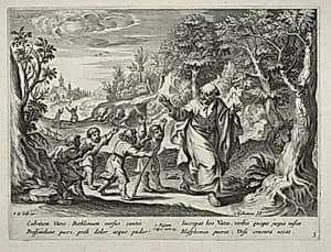 The Story of Elisha by Nicolaes Rijckmans (Flemish, 1616-)