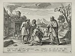 The Story of Elisha by Nicolaes Rijckmans (Flemish, 1616-)