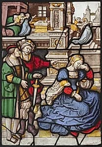 The Story of Lucretia by Master of the "Kanis Triptych" (Netherlandish)