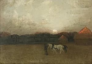 The Stubble Field by Henry Golden Dearth (American, 1864–1918)