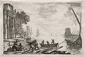 The Sunset by Claude Lorrain (French, 1604–1682)