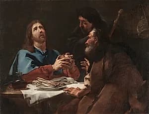 The Supper at Emmaus by Giovanni Battista Piazzetta (Italian, 1682–1754)