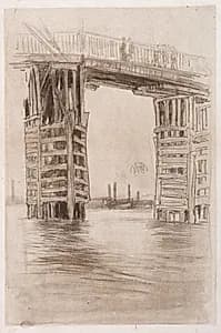 The Tall Bridge by James McNeill Whistler (American, 1834–1903)