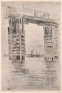 The Tall Bridge by James McNeill Whistler (American, 1834–1903)