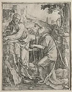 The Temptation of Christ by Lucas van Leyden (Dutch, 1494–1533)
