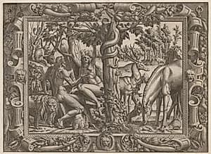 The Temptation of Eve by Jean Mignon (French, active c. 1535–55)