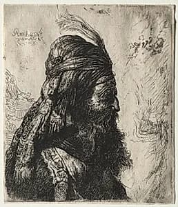 The Third Oriental Head by Rembrandt van Rijn (Dutch, 1606–1669)