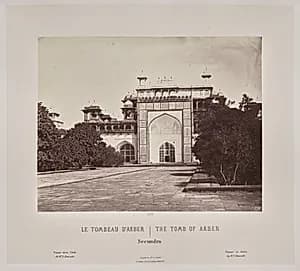 The Tomb of Akber, Secundra by Louis-Théophile Marie Rousselet (French, 1845–1929)