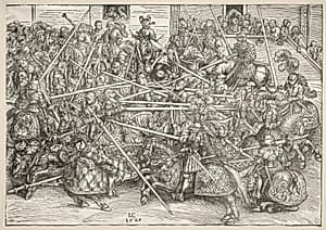 The Tournament with lances by Lucas Cranach (German, 1472–1553)
