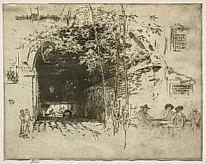 The Traghetto by James McNeill Whistler (American, 1834–1903)