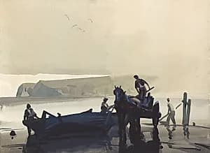 The Trailing Fog by Frank Wilcox (American, 1887–1964)