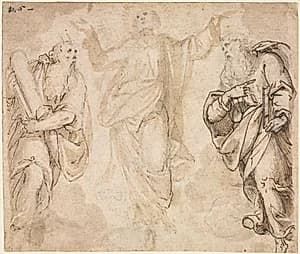 The Transfiguration (recto) by Camillo Procaccini (Italian, 1546–1629)