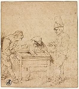 The Tric-Trac Players by Philips de Koninck (Dutch, 1619–1688)