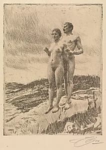 The Two by Anders Zorn (Swedish, 1860–1920)
