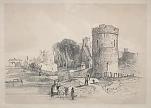 The Water Tower, Chester by John Skinner Prout (British, 1806–1876)