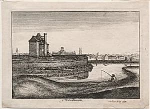The Waterhouse by Wenceslaus Hollar (Bohemian, 1607–1677)