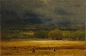 The Wheat Field by George Inness (American, 1825–1894)