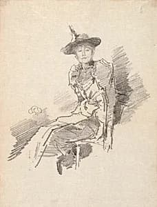 The Winged Hat by James McNeill Whistler (American, 1834–1903)