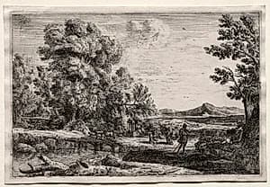 The Wooden Bridge by Claude Lorrain (French, 1604–1682)