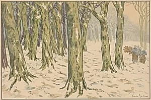The Woods, Winter by Henri Rivière (French, 1864–1951)