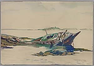 The Wreck by Frank Wilcox (American, 1887–1964)