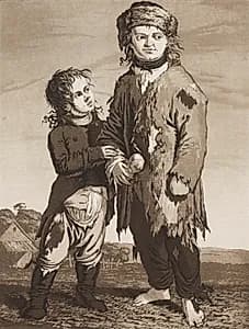 The Young Beggars by Karl Ludwig Bernhard Buchhorn (German, 1770–1856)