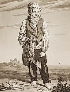 The Young Beggars by Karl Ludwig Bernhard Buchhorn (German, 1770–1856)