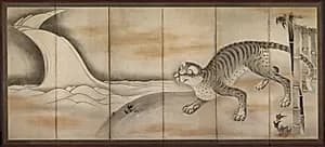 Tiger by Soga Nichokuan (Japanese)
