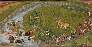 Tiger Hunt by Unknown Artist