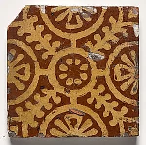 Tile- Foliated Pattern by Unknown Artist