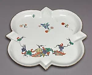Tray by Chantilly Porcelain Factory (French)