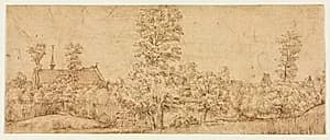 Trees before a Village by Jan Lievens (Dutch, 1607–1674)