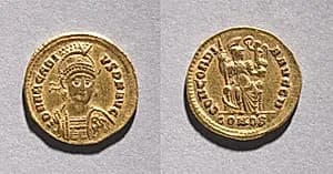 Tremissis of Honorius by Unknown Artist