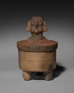 Tripod Vessel with Lid by Unknown Artist