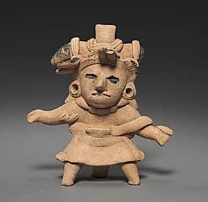 Tripod Whistle Figurine by Unknown Artist