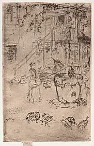Turkeys by James McNeill Whistler (American, 1834–1903)
