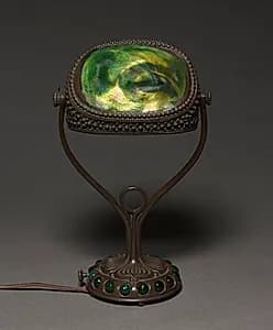 Turtleback Reading Lamp by Tiffany Glass & Decorating Company (America, New York, 1892–1902)