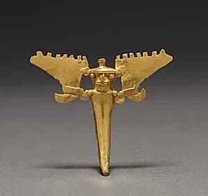 Tusk Figural Pendant by Unknown Artist