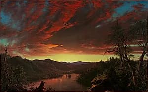 Twilight in the Wilderness by Frederic Edwin Church (American, 1826–1900)