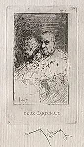 Two Cardinals by Mariano Fortuny (Spanish, 1838–1874)
