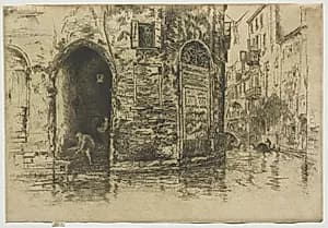 Two Doorways by James McNeill Whistler (American, 1834–1903)